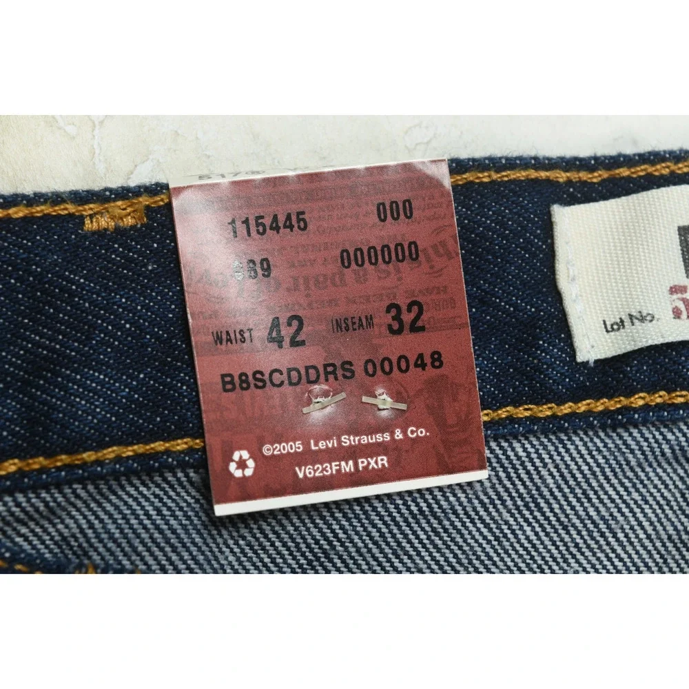 Vintage Levis 517 Boot Cut Jeans Mens 42x32 (42x34) Blue Straight Regular Y2K